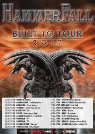Hammerfall Built to Tour 2017